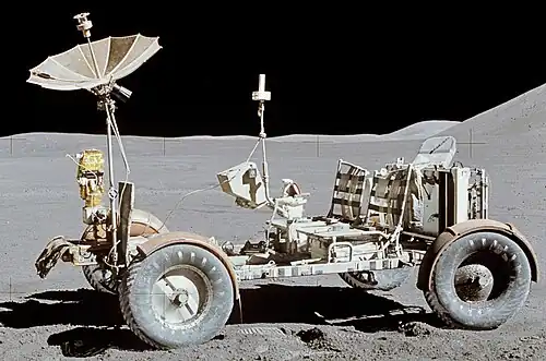 NASA's Lunar Roving Vehicles were battery-driven (1971)