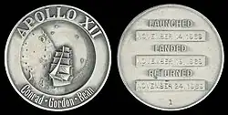 Image 9Robbins medallion of Apollo 12, by the Robbins Company (from Wikipedia:Featured pictures/Artwork/Others)