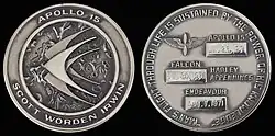 Image 16Robbins medallion of Apollo 15, by the Robbins Company (from Wikipedia:Featured pictures/Artwork/Others)