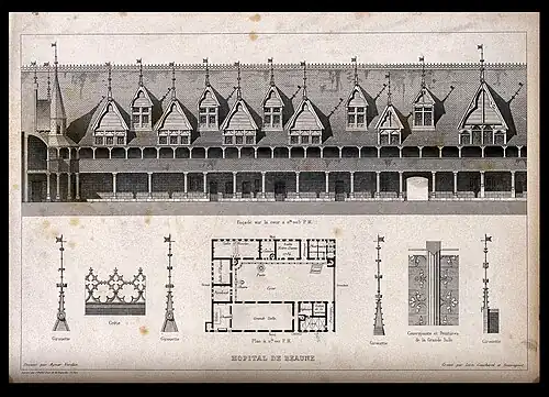 The roof of the Hospices de Beaune