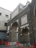 Arch facing via di Porta S.Lorenzo