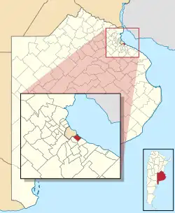 Location of Avellaneda in Gran Buenos Aires