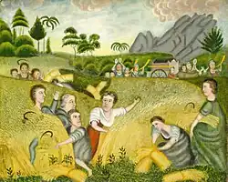 Ark of the Covenant. Painted between 1865 and 1880, Erastus Salisbury Field. Held at the National Gallery of Art, Washington D.C.