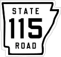State Road 115 marker