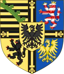 Frederick of Saxony, 36th Grand Master of the Teutonic Knights ruled over the Teutonic bailiwicks of Thuringia (Hesse and Saxony), the Saxon County Palatinate and Meissen (1498-1510)