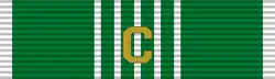 Army Commendation Ribbon with "C" Device