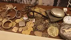 Artifacts that Nazis took from the local Jewish community