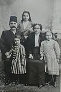 The Ashjians, a family deported to Deir ez-Zor and killed in 1915 (photo c. 1909)