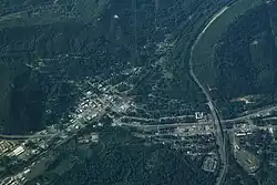 Aerial view of Attalla