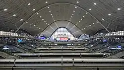 Atrium of Wuhan Railway Station February 2024