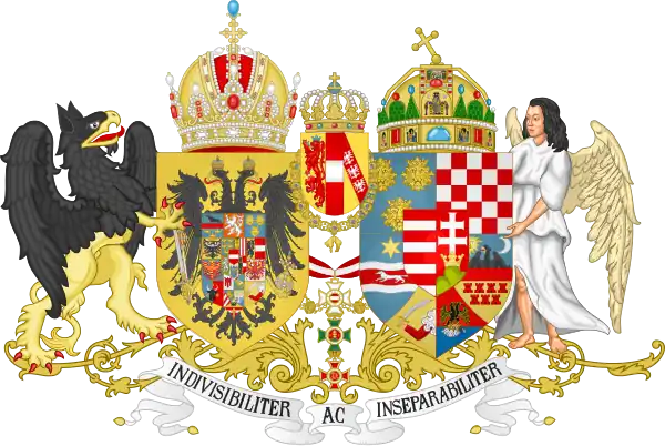 Coat of arms (1915–1918) (see also: Flags of Austria-Hungary) of Austria-Hungary