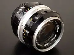 Pre-AI Nikkor-S 50&nbsp;mm f/1.4 (A-type, 1960s to early 1970s)