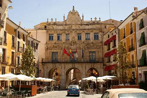 Casa consistorial de Cuenca, in Cuenca, Castile-La Mancha, built between 1760 and 1788 by Lorenzo de Santa María and Mateo López