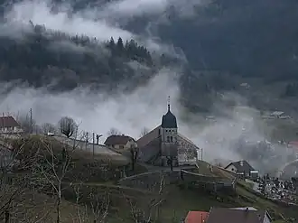 The church in Septmoncel