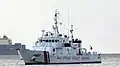 The BRP Sindangan patrolling Manila Bay