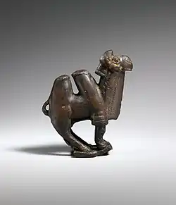 Camel figurine; late 3rd–early 2nd millennium BCE; copper alloy; 8.89&nbsp;cm; Metropolitan Museum of Art