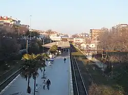 Bakırköy station before its renovation and expansion.