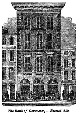 Bank of Commerce Building, Boston, 1850
