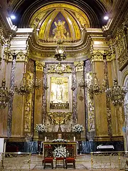 The chancel of the Basilica of Our Lady of Mercy, Barcelona.