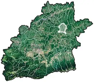 Location in Sibiu County