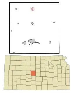Location within Barton County and Kansas