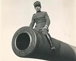 The Amalfi battery at Punta Sabbioni, Venice, 1920