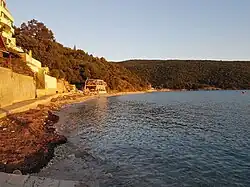 Beach in Kruče, Montenegro