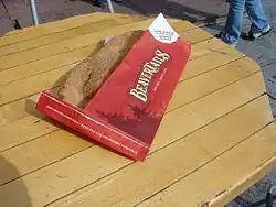 Beavertail, a fried dough pastry from Quebec resembling the tail of a beaver, a Canadian symbol