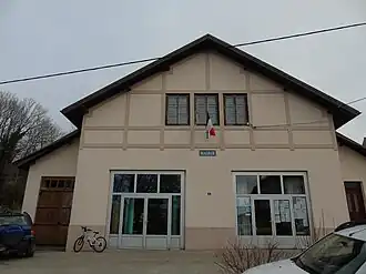 The town hall in Belfays