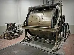 The "score" of the carillon inside the Belfry