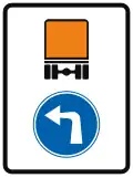 D4: Directon of vehicles transporting dangerous goods