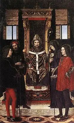 St. Ambrose and Saints (Certosa di Pavia)