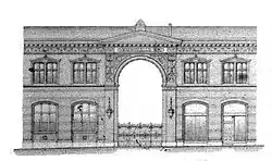 Markthalle XII, Fassade