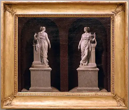 Alexandrine de Bleschamps come Tersicore, oil on canvas, priv. col.