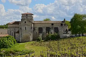 The church in Berneuil