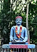Bust of Bhanubhakta at Bhanu Ghansi Memorial Park, Tanahun