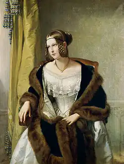 Marie Freifrau von Bernus, geborene du Fay (1819–1887), ca. 1838, oil on canvas, 128,6 x 97,2&nbsp;cm, Städel Museum, Frankfurt