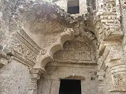 Multifoil arch, Kafirkot temple, Punjab, Pakistan, 7th–9th century CE