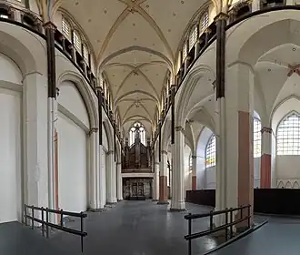 Interior view of the church