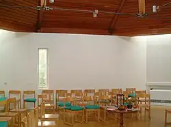 Blackheath Quaker Meeting House, interior of main meeting room