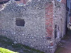 Remains of the outside of the Guildhall (2007)