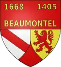 Coat of arms of Beaumontel