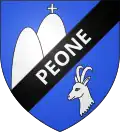 Coat of arms of Péone