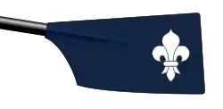 Image showing the rowing club's blade colours