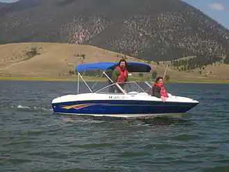 Boating on Eagle Nest Lake