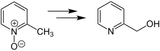 Overall reaction of the Boekelheide reaction