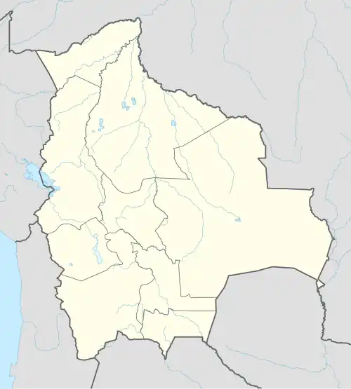 VVI is located in Bolivia