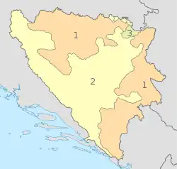 Administrative divisions of Bosnia and Herzegovina