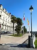 The Boulevard des Pyrénées in the town of Pau