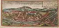 Braun and Hogenberg view of Salzburg 1572